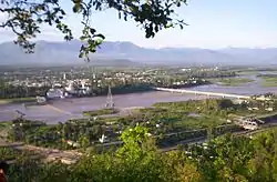 Blick auf Paonta Sahib