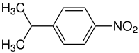 Strukturformel von p-Nitrocumol