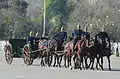 Traditionsartillerie nach deutschem Vorbild (Chile, Staatsparade 2014)