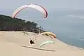 Paragleiter auf der Dune du Pilat