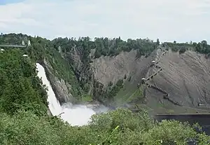 Der Montmorency-Fall bei Boischatel