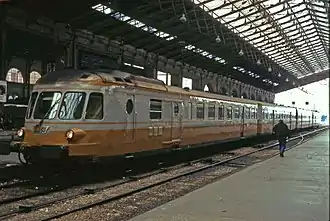 X 2720 im Pariser Bahnhof Gare du Nord, 1980