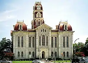 Parker County Courthouse, gelistet im NRHP mit der Nr. 71000957