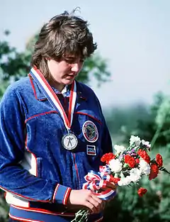 Pat Spurgin bei den Olympischen Sommerspielen 1984