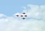 Patrouille Suisse während der ILA 2002