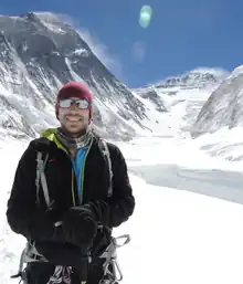 Paul Niel am Mount Everest, 2013