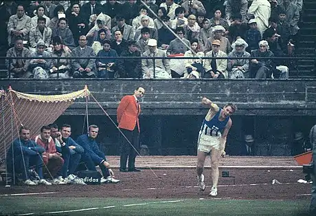 Der Olympiasieger von 1964 Pauli Nevala wurde Vizeeuropameister