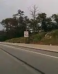 Geschwindigkeitsbegrenzung auf dem Pennsylvania Turnpike 1942 und 2014.