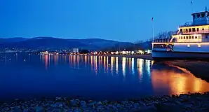 Penticton am Lake Okanagan