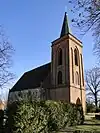 Dorfkirche Petersdorf, Backsteinturm