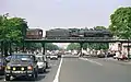 Sonderzug auf der Brücke über die Straße Cours de Vincennes, 1989