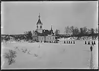 Die Klosterkirche um 1911Foto: Ellisif Wessel