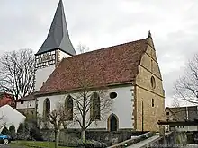 Sakristei (links vor dem Turm) der Lambertuskirche in Pfaffenhofen, 1515