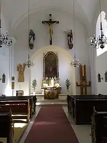 Innenansicht der römisch-katholischen Pfarrkirche zu Sankt Bartholomäus