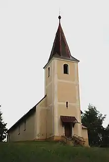 Westportal der Pfarrkirche St. Oswald in Freiland