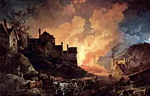 Coalbrookdale by Night (Coalbrookdale bei Nacht)