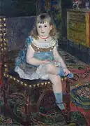 Pierre-Auguste Renoir:Georgette Charpentier sitzend