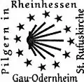 Pilgerstempel von Gau-Odernheim und seine St. Rufuskirche