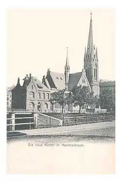 St.-Annen-Kirche am Norderkaiufer um 1900