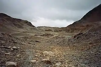 Fuorcla Prüna, aufgenommen von der Hochebene S-chüdella im Süden