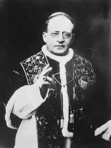 Pius XI. (* 1857)