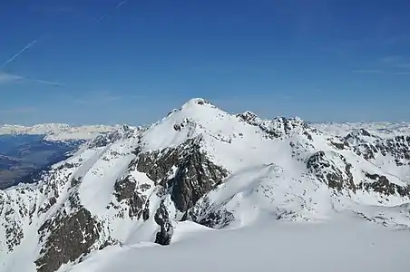 Piz Calderas, fotografiert von Tschima da Flix