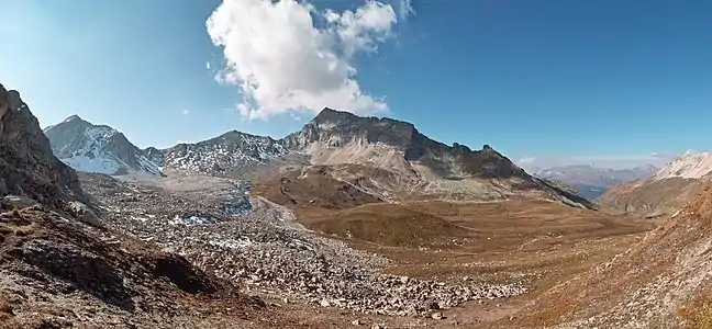 Piz Grisch, aufgenommen von der Fuorcla Cotschna