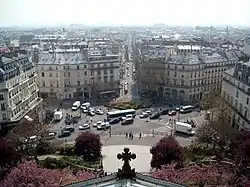 Place Franz-Liszt,gesehen vom Dach der Kirche St-Vincent-de-Paul