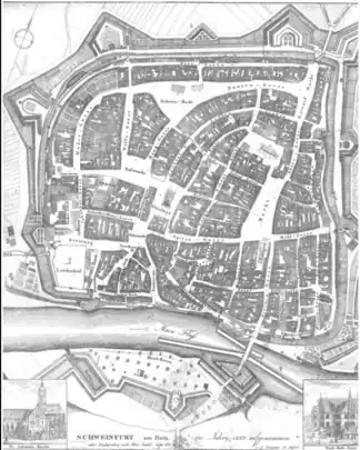 Katasterplan Schweinfurt1833