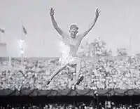 Platt Adams, Olympiasieger im Standhochsprung 1912 kam auf den fünften Platz