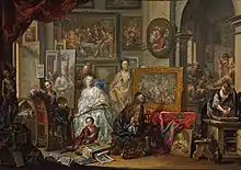 Atelier des Malers J. G. Platzer (1704–1761)