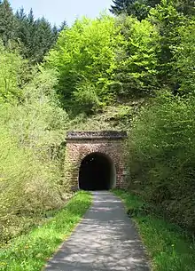 Südportal des Pleiner Tunnels