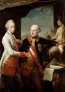 Die Brüder Leopold (links) und Joseph II.