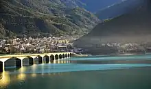 Pont de Savines über den Lac de Serre-Ponçon