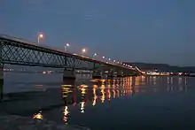 Ponte Eiffel über dem Fluss Lima in Viana do Castelo