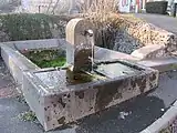 Brunnen Fontaine-calvaire in Ponteix