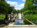 Wassergarten auf der Freundschaftsinsel in Potsdam, Anfang der 1950er angelegt