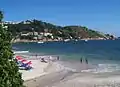 Der Strand von Pedra da Tartaruga in Barra de Guaratiba