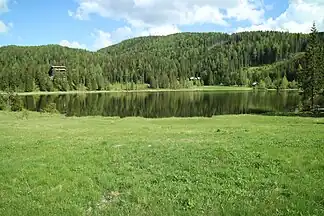 Blick über den Prebersee zum Wengerkopf