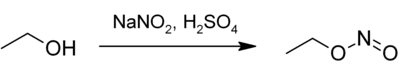 Synthese von Ethylnitrit