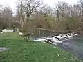 Einmündung der Melda in den Kanal