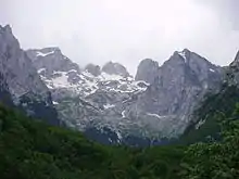 Berge im Grbaja-Tal (Blick auf Albanien)