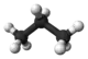 Kugel-Stab-Modell von Propan