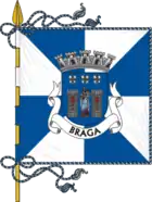 Flagge des Concelhos Braga