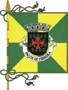 Flagge des Concelhos Paços de Ferreira