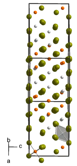 Kristallstruktur von Platin(II,IV)-chlorid