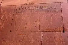 Graffiti von Hermann von Pückler-Muskau