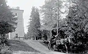 Der erste Turm im Jahre 1900