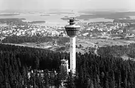 Der zweite und der heutige Turm 1963