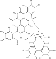 Strukturformel von Punicalagin